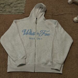 White Fox Zip-Up
